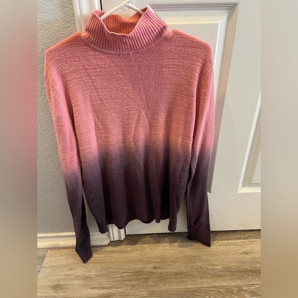Pink and purple women’s sweater